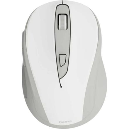 Hama WM-400 Muis Draadloos Optisch Wit 6 Toetsen 1600 dpi