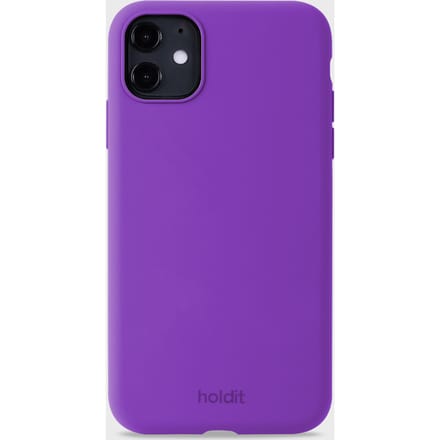Phone Case Silicone Bright Purple iPhone 11