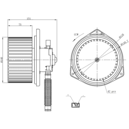 Binnenventilator NRF 34286