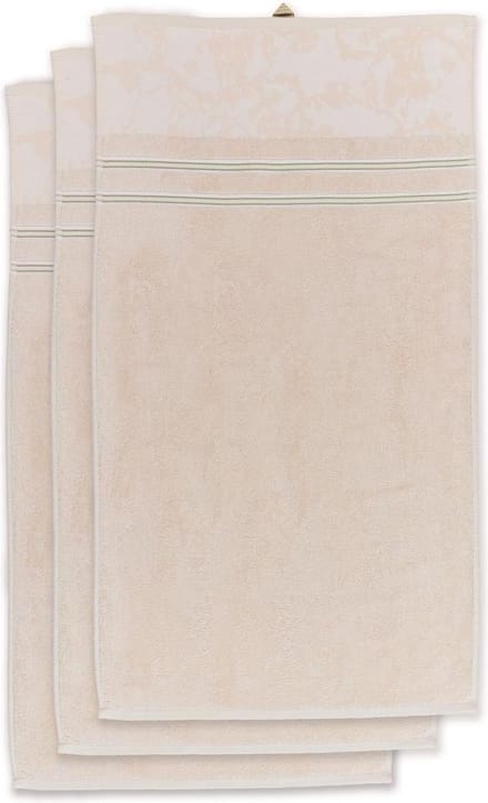 Beddinghouse x Van Gogh Museum Handdoek - 55 x 100 cm - set van 3 - Gebroken wit