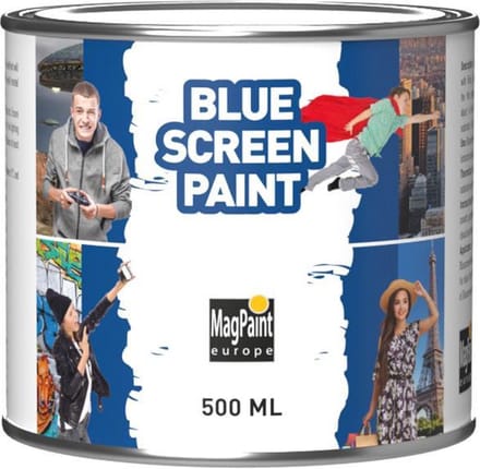 MagPaint Bluescreenpaint - 500ml (5m²) - Blauw
