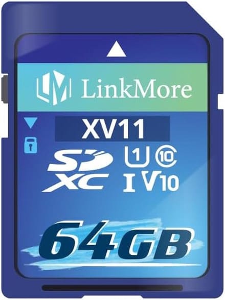 SDXC 64GB Kaart voor Camera en PC - UHS-I, Class 10, Hoge Leessnelheid