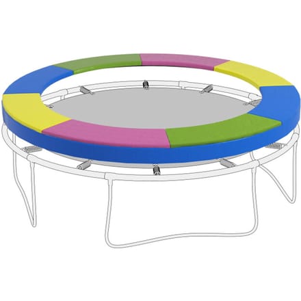 4goodz Dikke Trampoline rand veerafdekking voor trampoline 366 cm