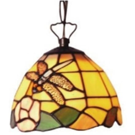 Artistar Decoratieve hanglamp LIBELLE in Tiffany-stijl