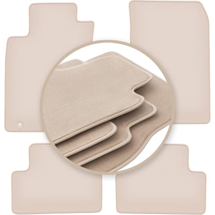 PREMIUM beige vloermatten voor: Infiniti Q30 hatchback 2015-2019