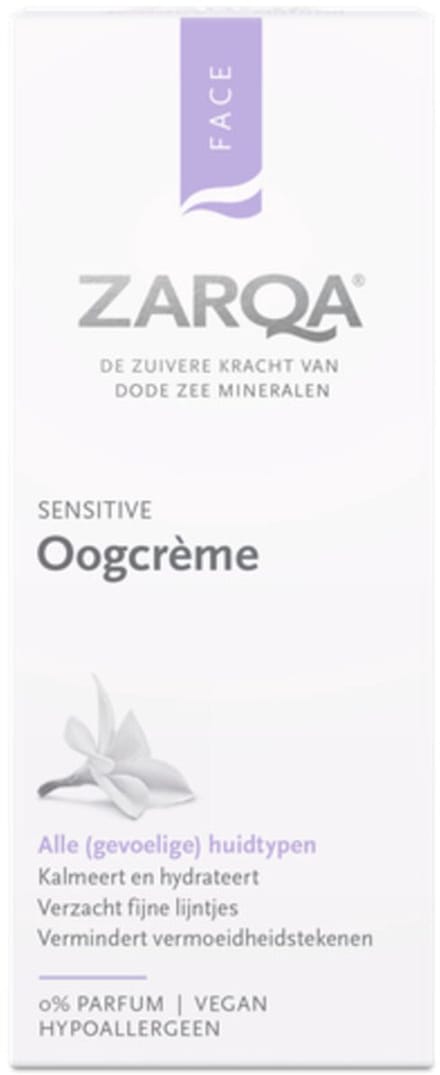 Zarqa Sensitive Oogcrème - 3 x 15 ml - Voordeelverpakking
