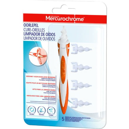 Mercurochrome Herbruikbare Oorlepel 1 Stuk