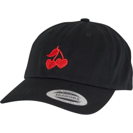 Miss Tee Damespet 'Heart Cherries' Dad Cap MST325