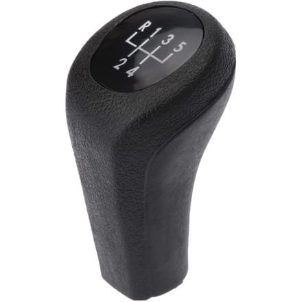 Pommeau de levier de vitesse manuel à 5 vitesses pour BMW E30, E34, E36, E38, E39, E46, noir noir