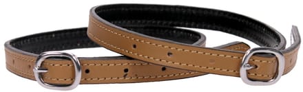 Epplejeck Sporenriemen Epplejeck Luxe Leer Middenbruin-zilver