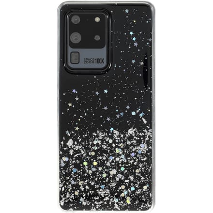 Comfycase  Samsung Galaxy S20 Ultra Flakes Beschermhoesje Zwart