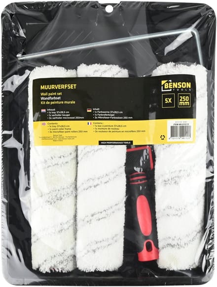 Benson Muurverfset 250 mm - 5 delig