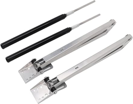 Kas Vent Opener - Raamopener Kas - Optimale Groei - Automatische Ventilatie - 2 Stuks - Grijs