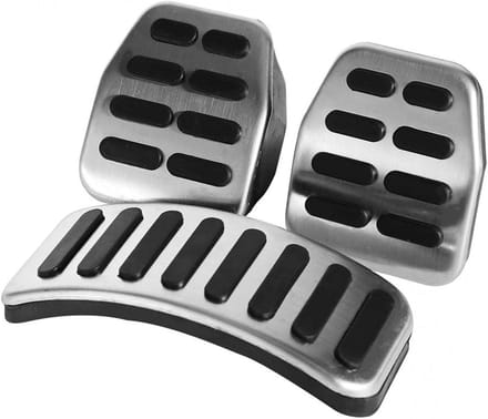 Slip-on Rem- en Versnellingspedaal Covers van Metaal voor Auto, Verbeter Grip en Comfort
