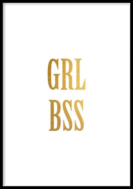 Poster – GRLBSS - 70x100cm