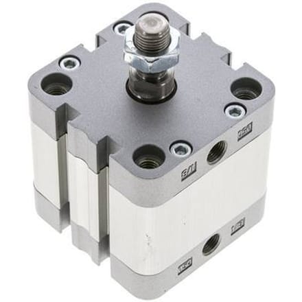 ISO 21287 Compacte Dubbelwerkende Cilinder 50-20mm - Magnetisch - Mannelijke Stang
