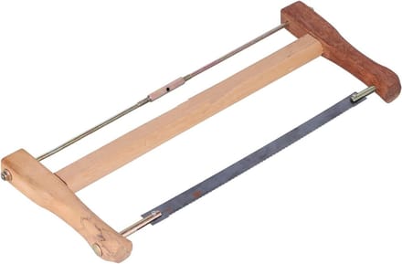 Framezaag Hout - Zaagblad - Precisie Houtsnede - Ergonomisch Handvat - Teakhouten Frame - Niet gespecificeerd