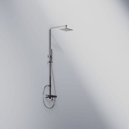 Steinberg 160 - Doucheset met thermostaat, 15x22 cm, chroom 160 2721
