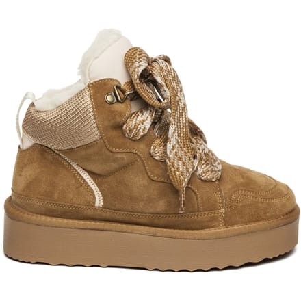Steve Madden Paci Sneakers Chestnut Suede Maat: 40 | Laarzen Outlet | Dames | Bruin