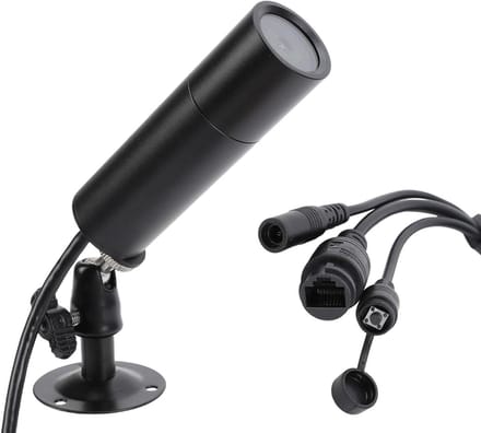 Beveiligingscamera Mini - Thuiscamera HD - Huisbewaking - 5MP Resolutie AI - Tot 512GB - Wit