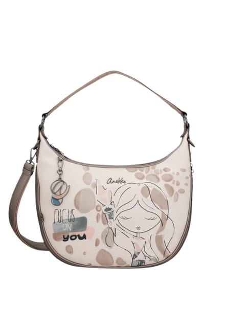 Anekke schoudertas Muse Olympia Shoulder Bag Multicolor beige