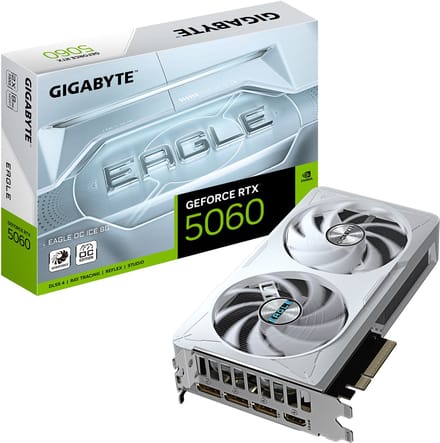 Gigabyte EAGLE OC Serie - Grafische Kaart - NVIDIA GeForce RTX 5060 - 8GB GDDR7 - PCIe5.0