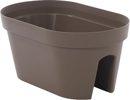 Elezza Soprelia Balkon Plantenbak L49 x B29 x H23 cm - Taupe