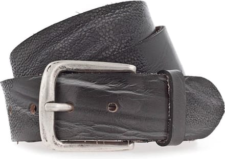 Vanzetti Leren Riem 40mm Leather Belt W80 Steel Gray Grijs