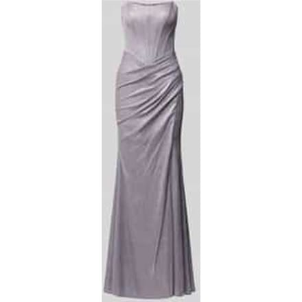 maxi-jurk met vetersluiting in off-shoulder-look
