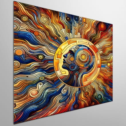 Kunstprint | Wanddecoratie | Dibond | 100 × 100 cm
