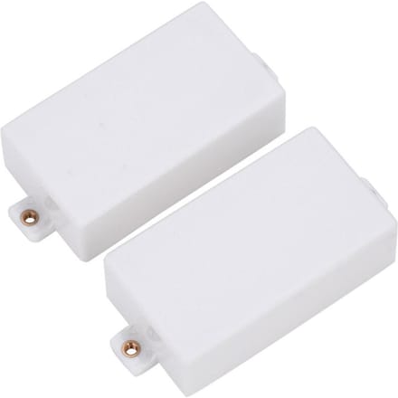 2 stuks elektrische gitaar humbucker pickup covers verzegelde gitaar vervangingsonderdelen (Wit) wit