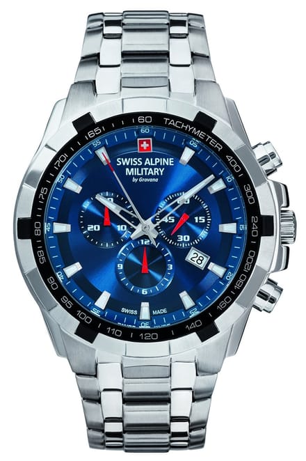 Swiss Alpine Military Star Fighter Chrono SAM7043.9135 mannen horloge