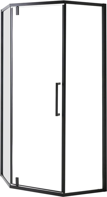 TOCANTINS - Douchecabine - Zwart - Veiligheidsglas