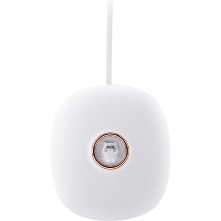 TS-BC680 Stille trilwekker met LED-display 2 alarmen Snooze Draagbare klok met pop 0 wit