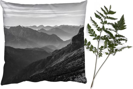Sierkussens - Kussentjes Woonkamer - 45x45 cm - Bergen - Natuur - Mist