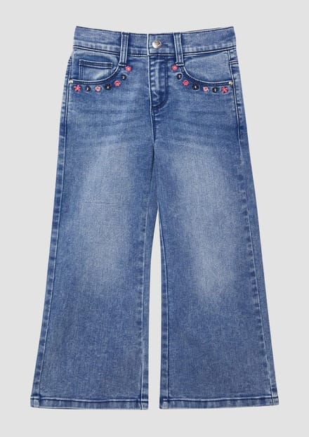 s.Oliver - female - Jeans wijde pijp / normale pasvorm / hoge taille / 5-pocketmodel