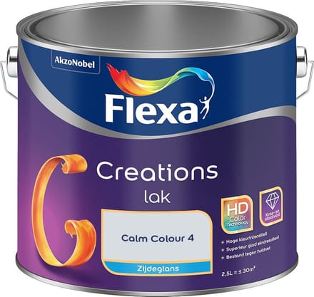Flexa - Creations Lak Zijdeglans - Calm Colour 4 - Mengverf - 2,5 L