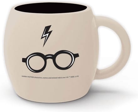 Harry Potter - Bliksemschicht en Bril Keramische Globe Mok - 380ml