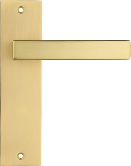 Ostiumhome® - Deurbeslag- Deurklink op kort schild - Mat Goud - Avola