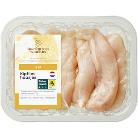 Kipfilethaasjes naturel