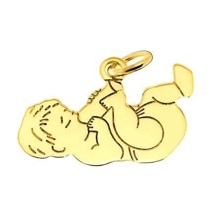 Juwelier Zwartevalk 8 karaat baby hanger - 14.195/8K