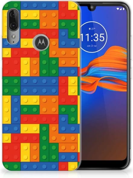 Motorola Moto E6 Plus TPU bumper Blokken