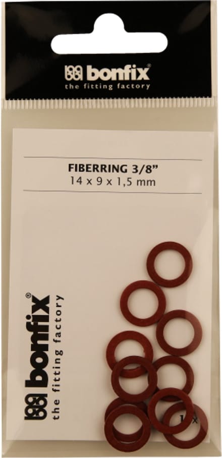 BONFIX Fiberring 3/8" (14 x 9 x 1,5 mm) 10 stuks