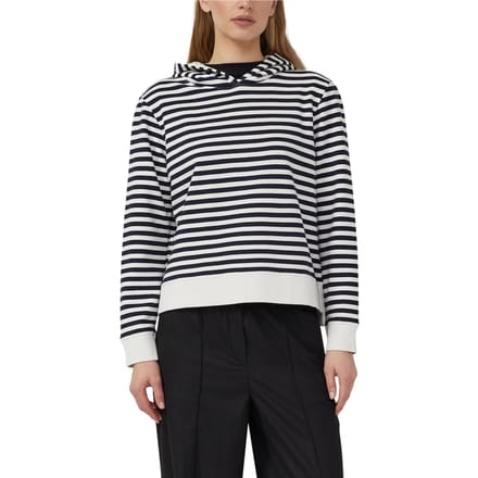 s.Oliver - female - Gestreept sweatshirt van katoenmix met capuchon