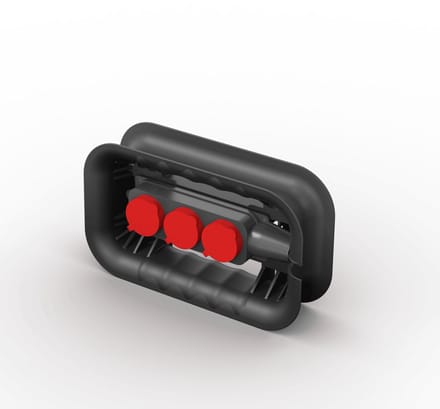 Merkloze Kabelprolener met 3 Outlet en Montage mogelijkheden