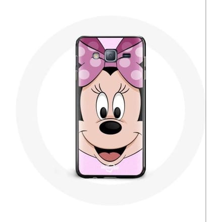 Coque - Minnie Mouse - Samsung Galaxy J3 2016 - Rose - Souple - Dessin animé rose
