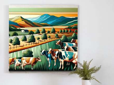 Kunstprint | Wanddecoratie | Dibond | 80 × 80 cm