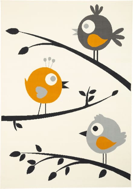 Pergamon Vloerkleed Kindertapijt Trendline Vogels