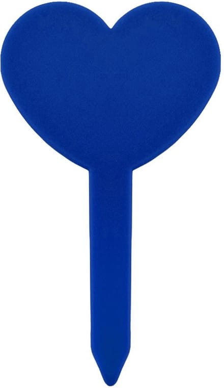 CombiCraft hartvormige steeketiketten 46x82mm blauw - per 100 stuks