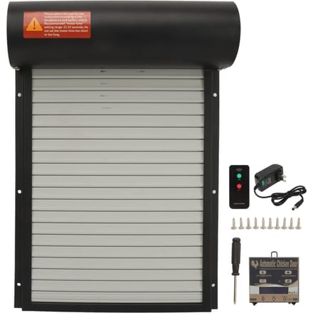 3 in 1 Automatisch Kippenhokdeur 100?240V Lichtsensor Timing Afstandsbediening Kippenhokdeur zwart